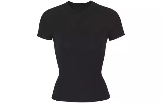 Женская футболка Skims, черный