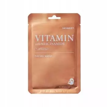 SKIN627 VITAMINS & NIACINAMIDE Осветляющая маска для лица 22 мл