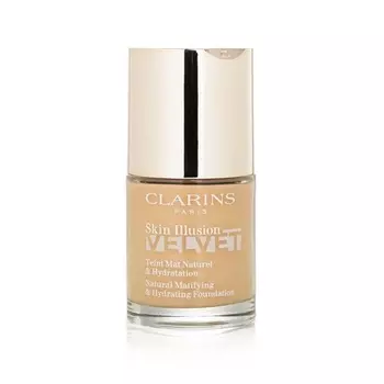 Skin Illusion Velvet Натуральная матовая и увлажняющая основа 30 мл, оттенок 110N, Clarins