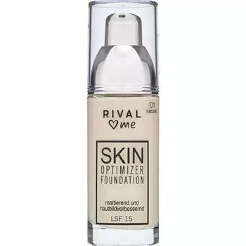Skin Optimizer Foundation 01 натуральный RIVAL loves me, 30 ml
