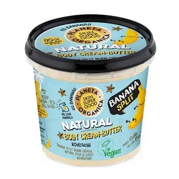 Skin Super Good Натуральный крем-масло для тела с банановым сплитом 360мл, Planeta Organica