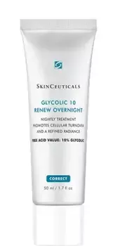 Skinceuticals Glycolic 10 Renew Overnight Отшелушивающий ночной крем для лица 50 мл