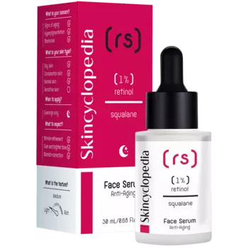 Skincyclopedia концентрированная профессиональная восстанавливающая сыворотка против морщин с 1% ретинолом и скваланом, 30 мл