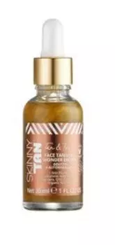 Skinny Tan-Tan & Tone Face, Сыворотка-автозагар в каплях, 30мл