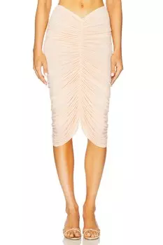 Складчатая миди-юбка Norma Kamali, baby