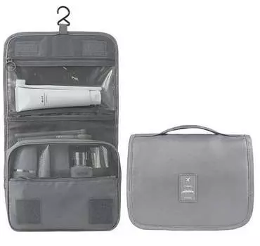 Складная дорожная косметичка, серый BQ59B Aptel, серый