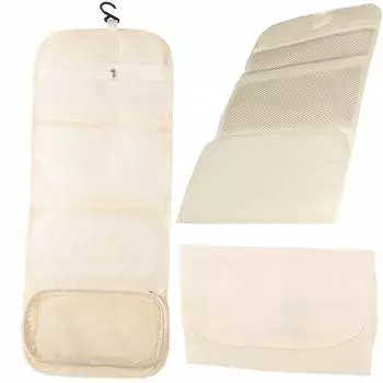 Складная дорожная подвесная косметичка-органайзер для ванной комнаты с вешалкой VERK GROUP