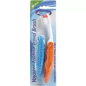 Складная дорожная зубная щетка Active Oral Care Voyager, 2 шт., в ассортименте, Beauty Formulas