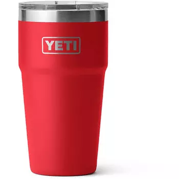 Складная изолированная кружка Rambler на 16 унций Yeti Coolers, красный