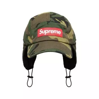 Складная кепка Supreme с откидной крышкой, Woodland Camo