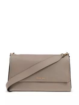 Складная кожаная сумка через плечо Michael Michael Kors, серый