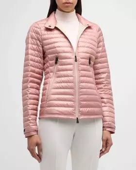 Складная легкая куртка-пуховик Pontaix Moncler, цвет Pastel Pink