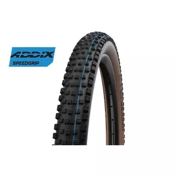 Складная Шина Schwalbe Wicked Will Super Race, черный/коричневый