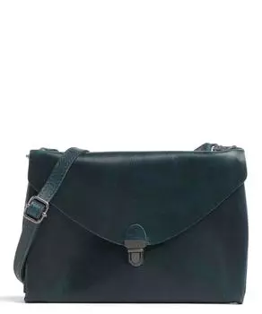 Складная сумка через плечо из воловьей кожи Harold'S, синий