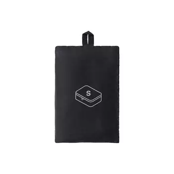 Складная сумка Muji для хранения из переработанного нейлона, черный