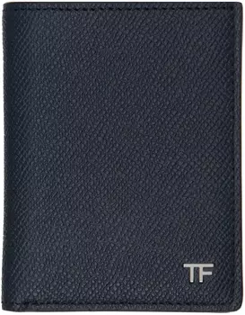 Складная визитница темно-синего цвета TOM FORD