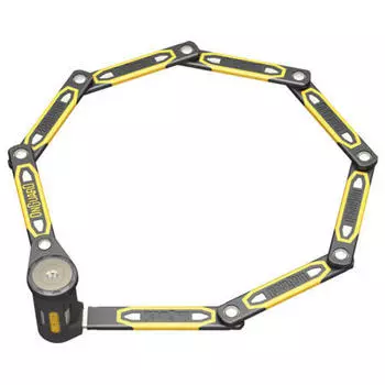 Складное противоугонное устройство Onguard K9 79см, черный / черный / желтый