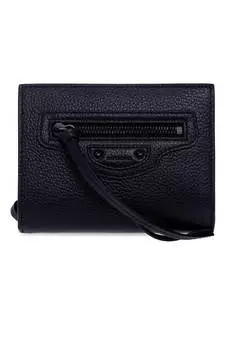 Складной бумажник Balenciaga, черный