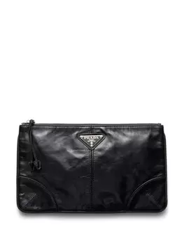 Складной бумажник Prada, черный