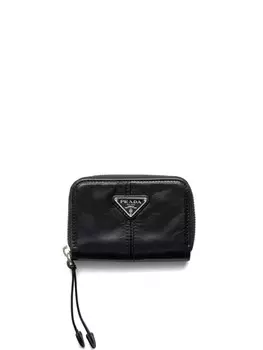 Складной бумажник Prada, черный
