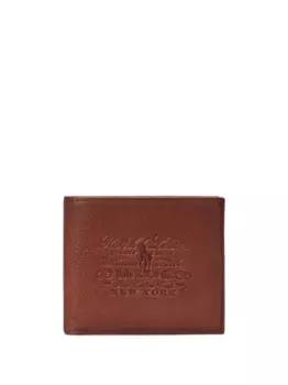 Складной бумажник среднего размера POLO RALPH LAUREN, коричневый