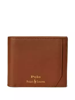 Складной бумажник среднего размера POLO RALPH LAUREN, коричневый