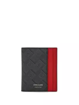 Складной картхолдер Ferragamo, черный