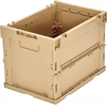 Складной контейнер Trusco TR-S20-LS Alpha, 6,3 галлона (20 л), цвет LS, ящик для хранения, Light Sand