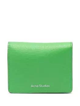 Складной кошелек Acne Studios, зеленый