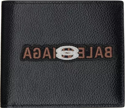 Складной кошелек Cash Square Balenciaga, черный