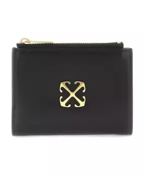 Складной кошелек Iconic Arrows Off White, черный