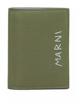 Складной кошелек Marni, зеленый