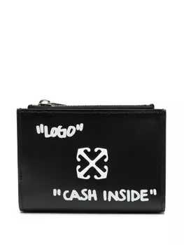 Складной кошелек Off-White Jitney, черный