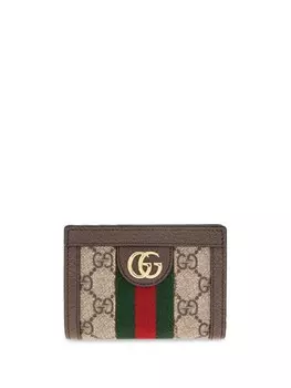 Складной кошелек Ophidia Gucci, нейтральный цвет