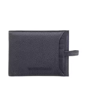 Складной кошелек с логотипом Emporio Armani, синий