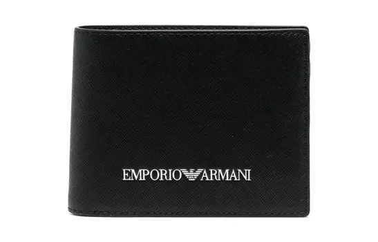 Складной кошелек с тисненым логотипом EMPORIO ARMANI, Box(Basic Set+Box)