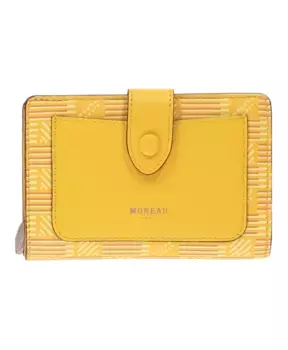 Складной кошелек Zippy с логотипом Moreau Paris, желтый