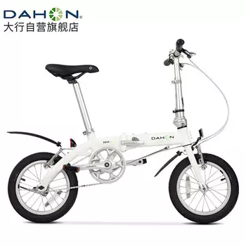 Складной велосипед DAHON, 14-дюймовый сверхлегкий мини-портативный велосипед с маленькими колесами, мужской и женский велосипед BYA412, белый