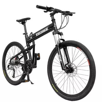 Складной велосипед EROADE для взрослых внедорожный, черный