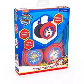 Складные проводные стереонаушники PAW Patrol с громкостью, безопасной для детей Lexibook Hp015Pa