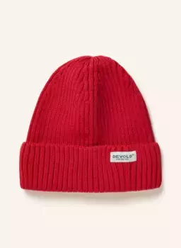 Сколма меринос шапка Devold, красный