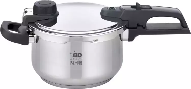 Скороварка Elo "МИСТРАЛЬ", нержавеющая сталь, 4,5 литра, индукционная 4,5 л + 22 см + высота 12,5 см, цвет silberfarben