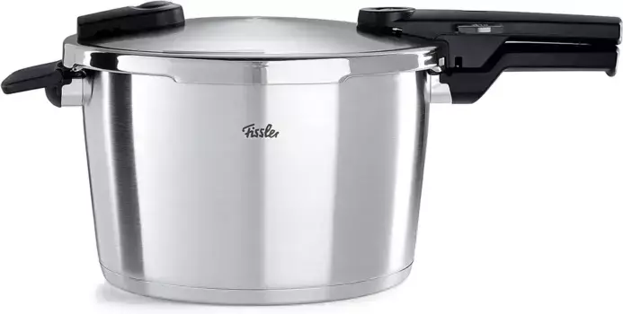 Скороварка Fissler "Vitaquick Premium", нержавеющая сталь 18/10, премиальное качество – Сделано в Германии 8 л + 26 см + высота 21,5 см, цвет silberfarben