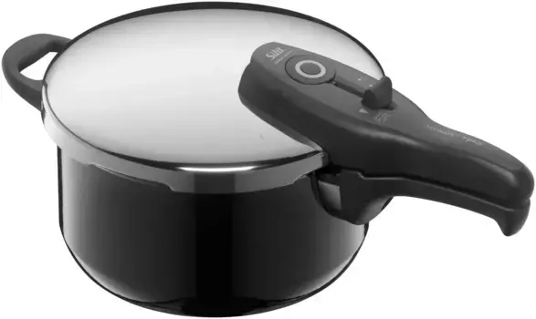 Скороварка Silit "SICOMATIC T-PLUS", Silargan, сделано в Германии 4,5 л + 22 см, черный