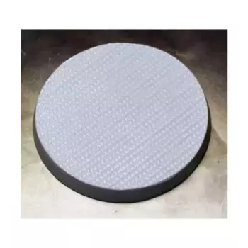 Скошенное основание 55 мм — стальное покрытие, Miniature Bases - Steel Plating