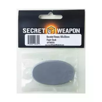 Скошенное основание 60x35 мм — кабина экипажа, Miniature Bases - Flight Deck