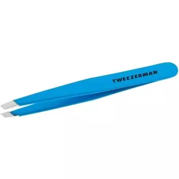 Скошенный пинцет Blue Jewel Tweezerman