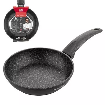 Сковорода 18 см Сковорода Индукционная сковорода с антипригарным покрытием Алюминиевая сковорода Черная новая FLORINA