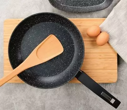 Сковорода 24 , подходит для индукционной плиты CS Kochsysteme Marburg 064464 Carl Schmidt Sohn, черный