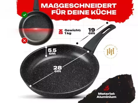 Сковорода 28 см HARMONY HUB